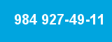 984 927-49-11 984 927-49-11